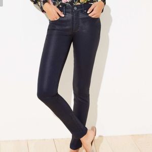 NEW! Loft Petite Coated Skinny Jeans
